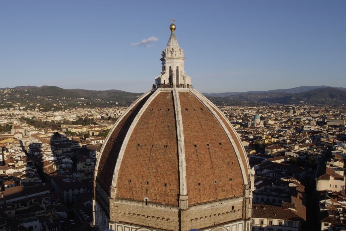 Cúpula de la Catedral de Santa María del Fiore, vista aerea