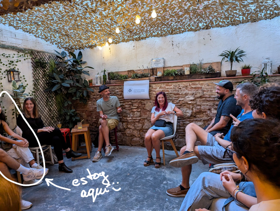 La foto de la primera reunión de la comunidad IxDF en Barcelona